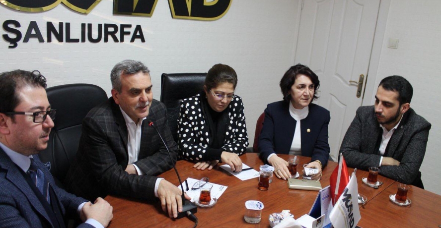 Av. Beyazgül’den MÜSİAD’a ziyaret “Sorunların çözümünde MÜSAD’ın katkısı şart”